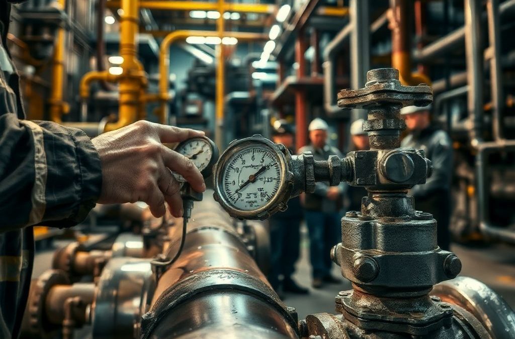 Inspeção de Pressurização em Tubulações: Garantindo Segurança e Eficiência