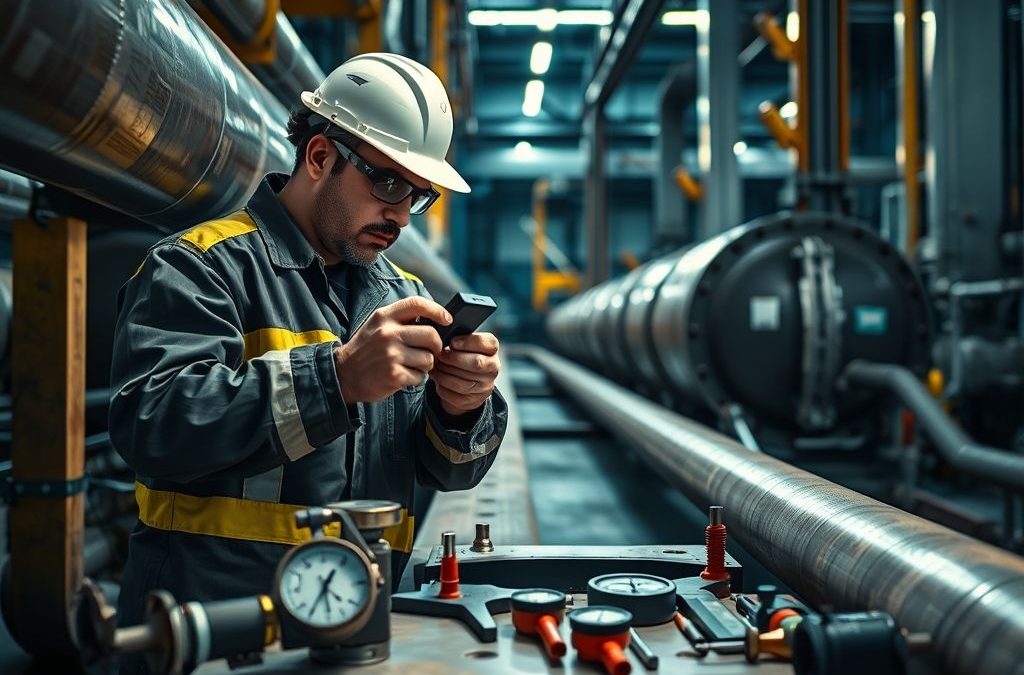 Inspeção de resistência de materiais em tubulações industriais: Garantindo a segurança e eficiência